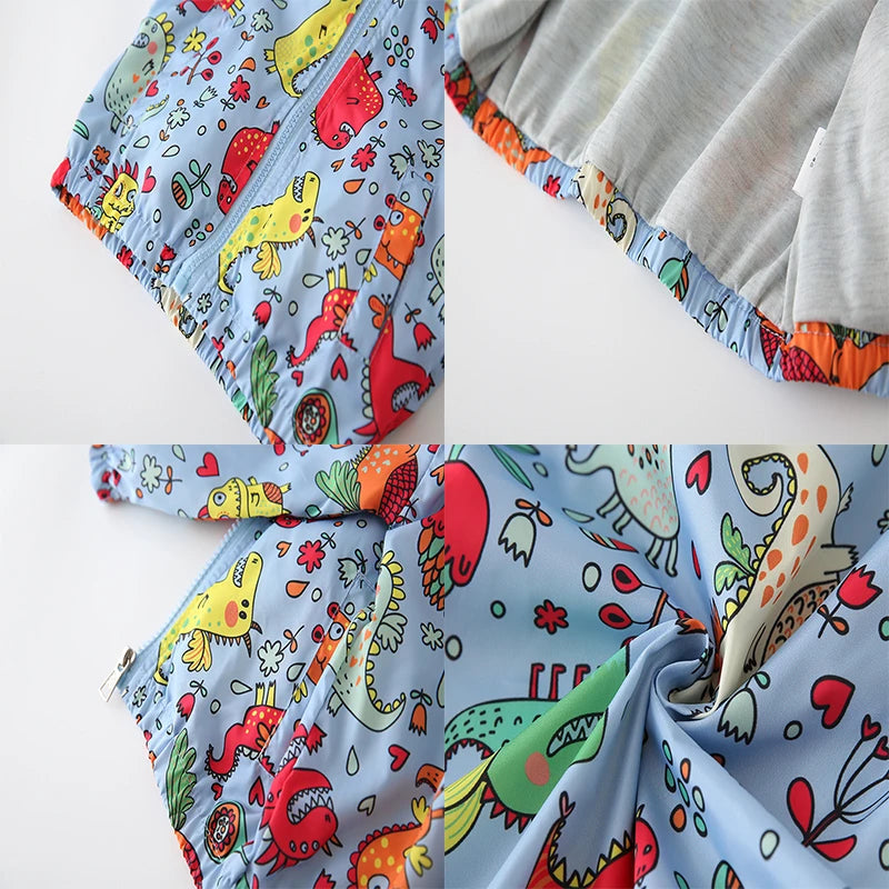 Children cartoon Sport Jacket Long Sleeve Hoodie Zipper New Spring Autumn and winter Kids Outerwear