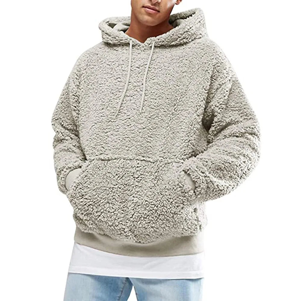 Men's Casual Hooded Sweatshirt – Warm & Stylish