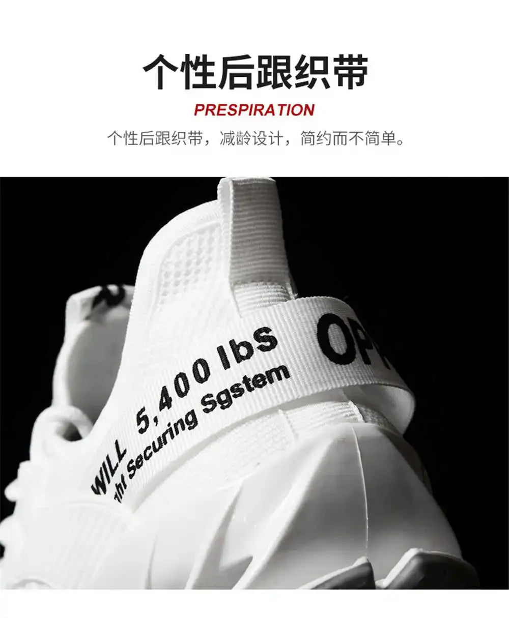 Hundunsnake Men's Breathable Mesh Lace-Up Sports Loafers - Stylish & Comfortable Casual Shoes