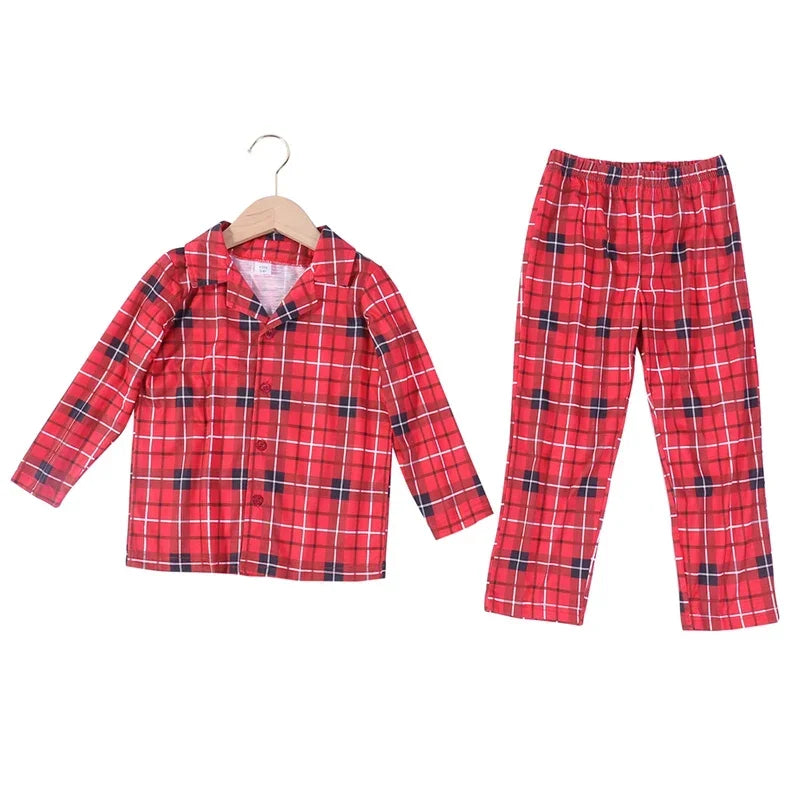 Stylish Kids' Plaid Clothing Set