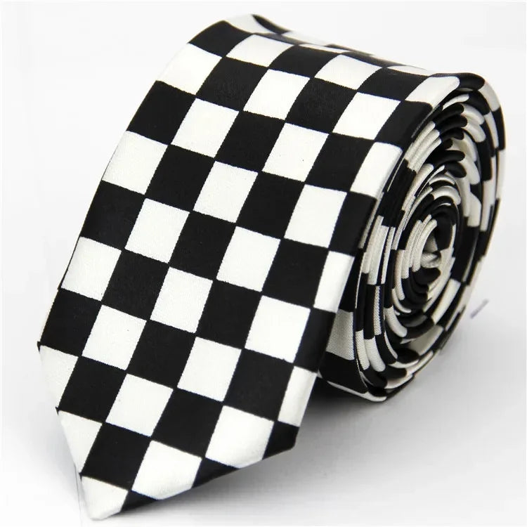 NoEnName_Null Silk Neck Tie - Plaid, Floral, Striped & More