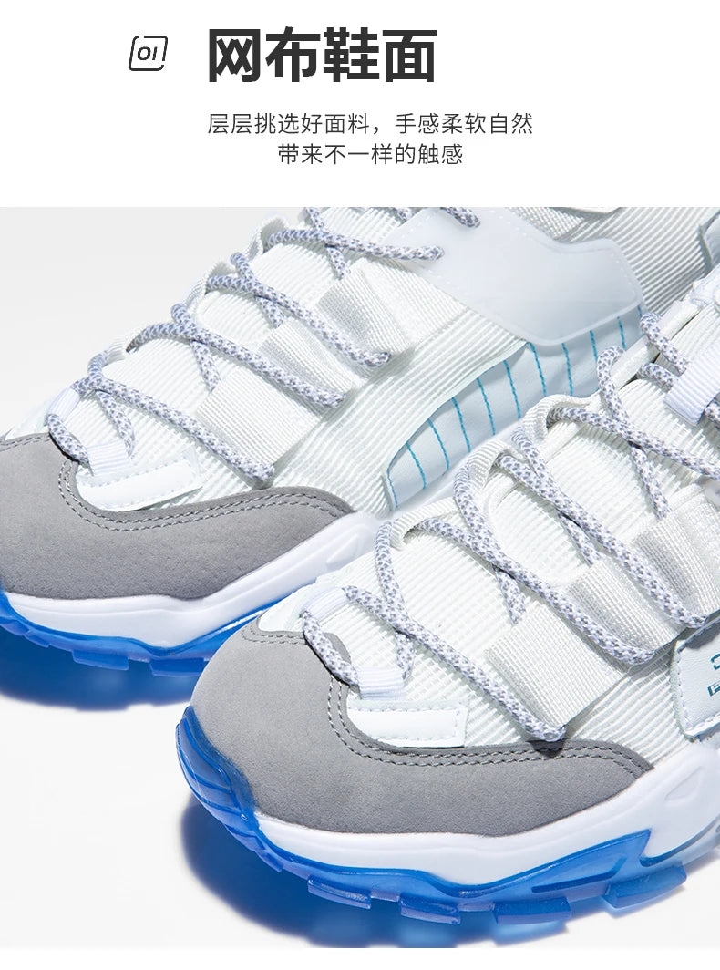 uzhy Men's Breathable Casual Lace-Up Shoes - Winter-Ready, Anti-Odor Sneakers