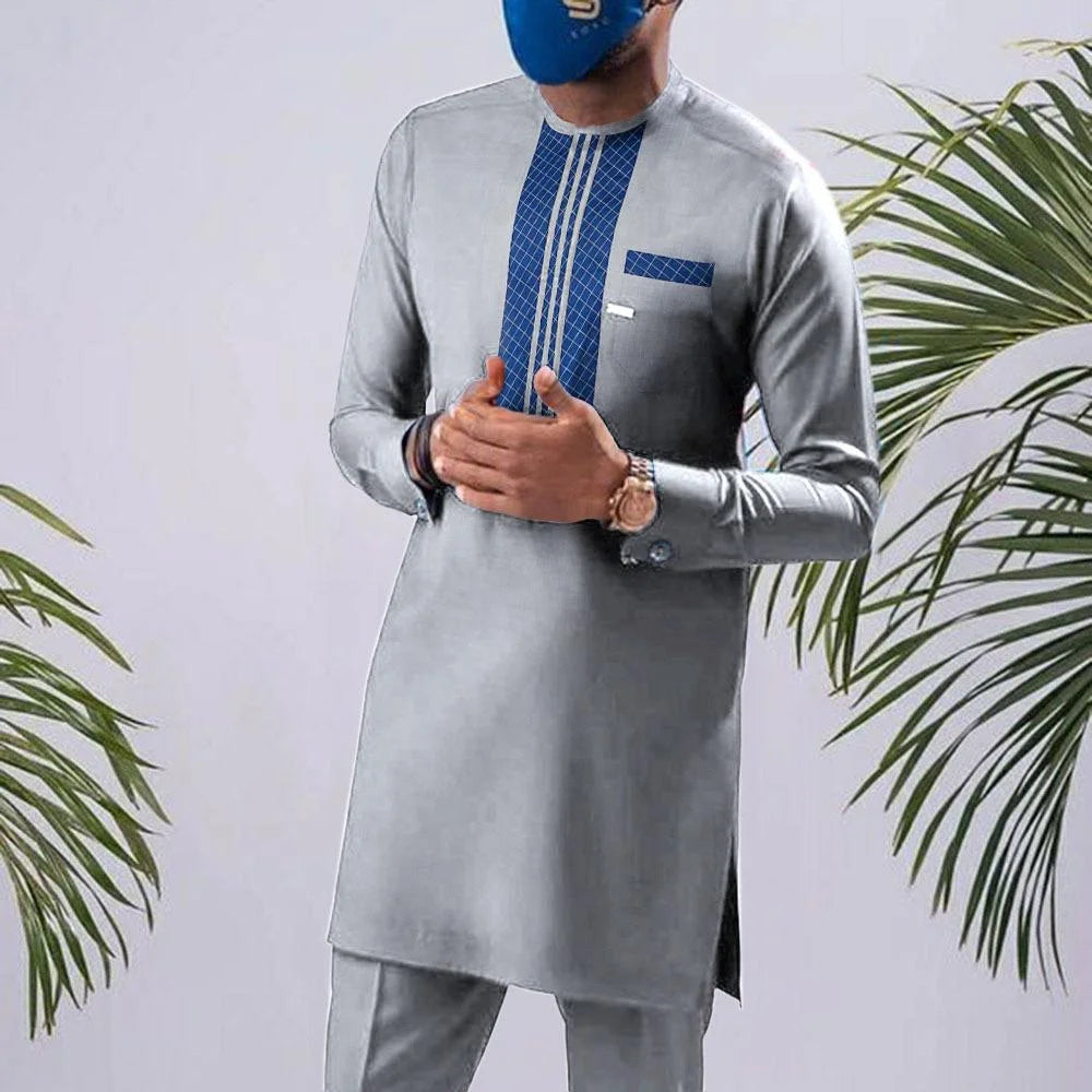 Men’s Casual Cotton Blend Full-Length Spring and Summer Outfit