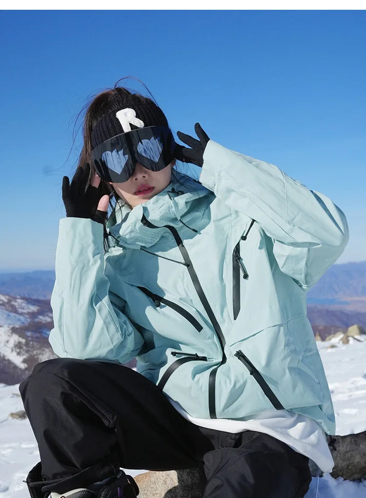 Gsou Snow Waterproof and Warm Adult Ski Jacket - High Breathability, -30°C Protection, Available in Multiple Sizes