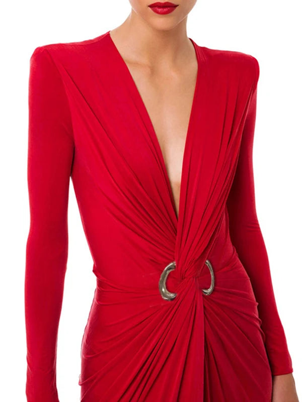 UOOZEE Women's A-Line Ankle-Length Dress