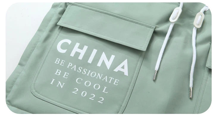 NoEnName_Null Men's Cotton-Filled Winter Jacket – Youthful Vitality for Autumn & Winter Travel