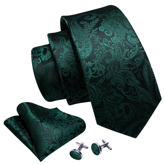 Title: Barry.Wang Green Floral Bow Tie - Silk & Polyester Blend