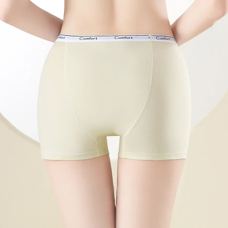Chen Asta Women High-Rise Cotton Briefs Soft & Comfortable Solid Color Menstrual Panties