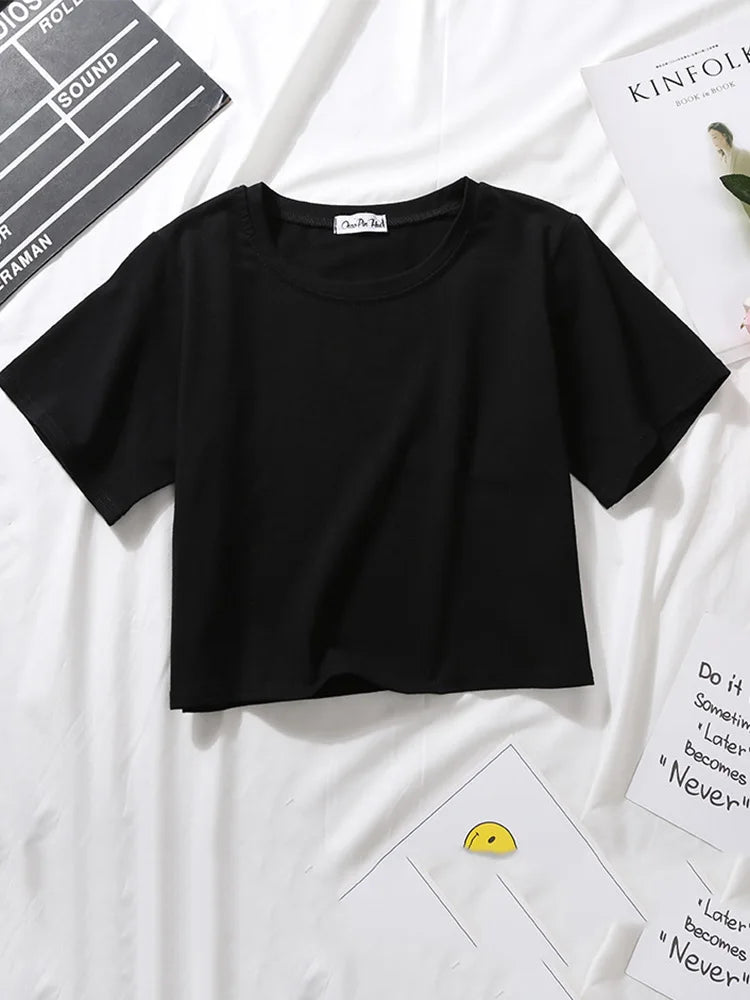 Women's Casual O-Neck Loose Fit Short Sleeve Tee – Summer 2025 | Dozw