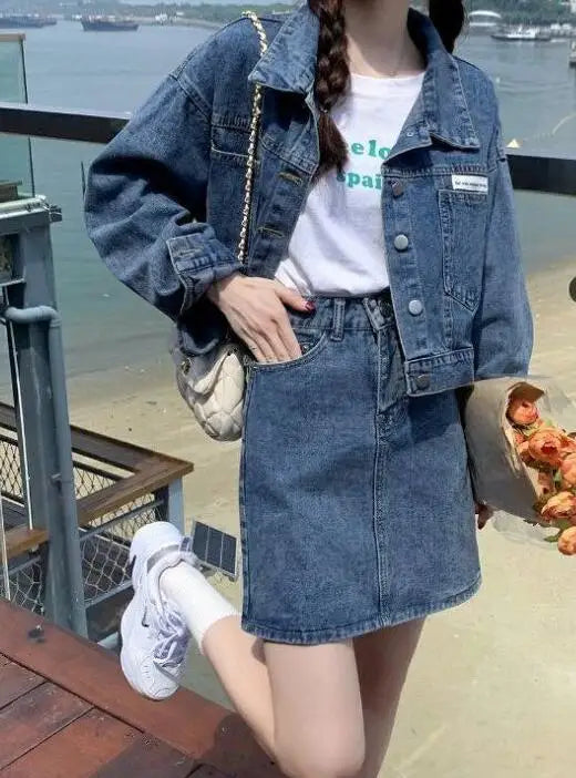 VXO Women's Mori Girl Style Denim Dress – Spring/Summer Collection