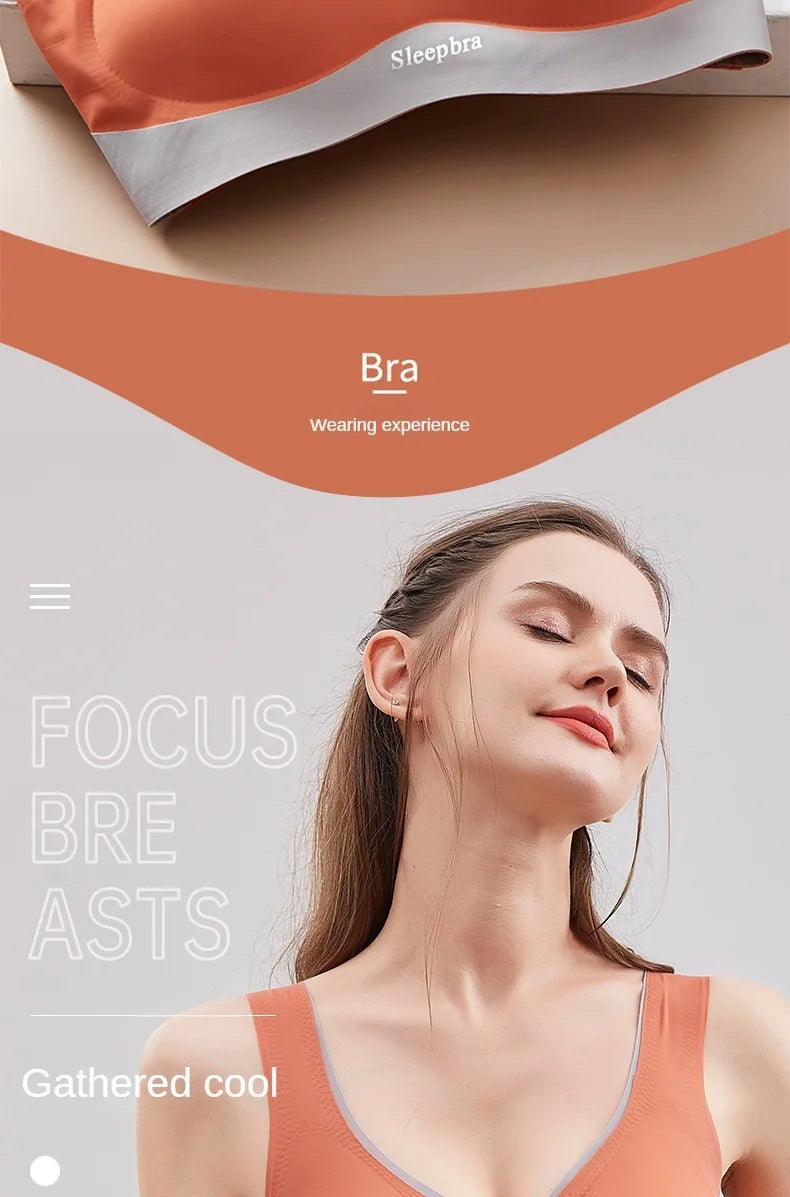 KING'S FAITH Women's Floral Push-Up Bra - Wire-Free, Front Closure, Everyday Comfort