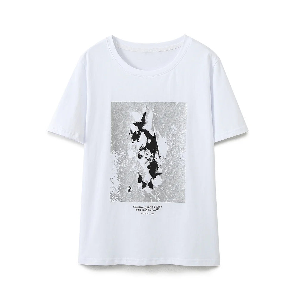 A sexy and stylish solid color tee for women made with high-stretch polyester spandex blend