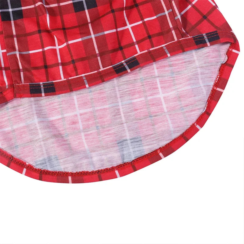 Stylish Kids' Plaid Clothing Set