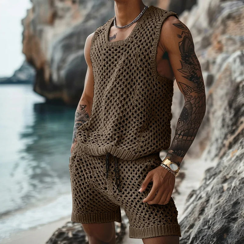 Benefit Mankind Men’s Casual Sleeveless Polyester Summer Tank Top