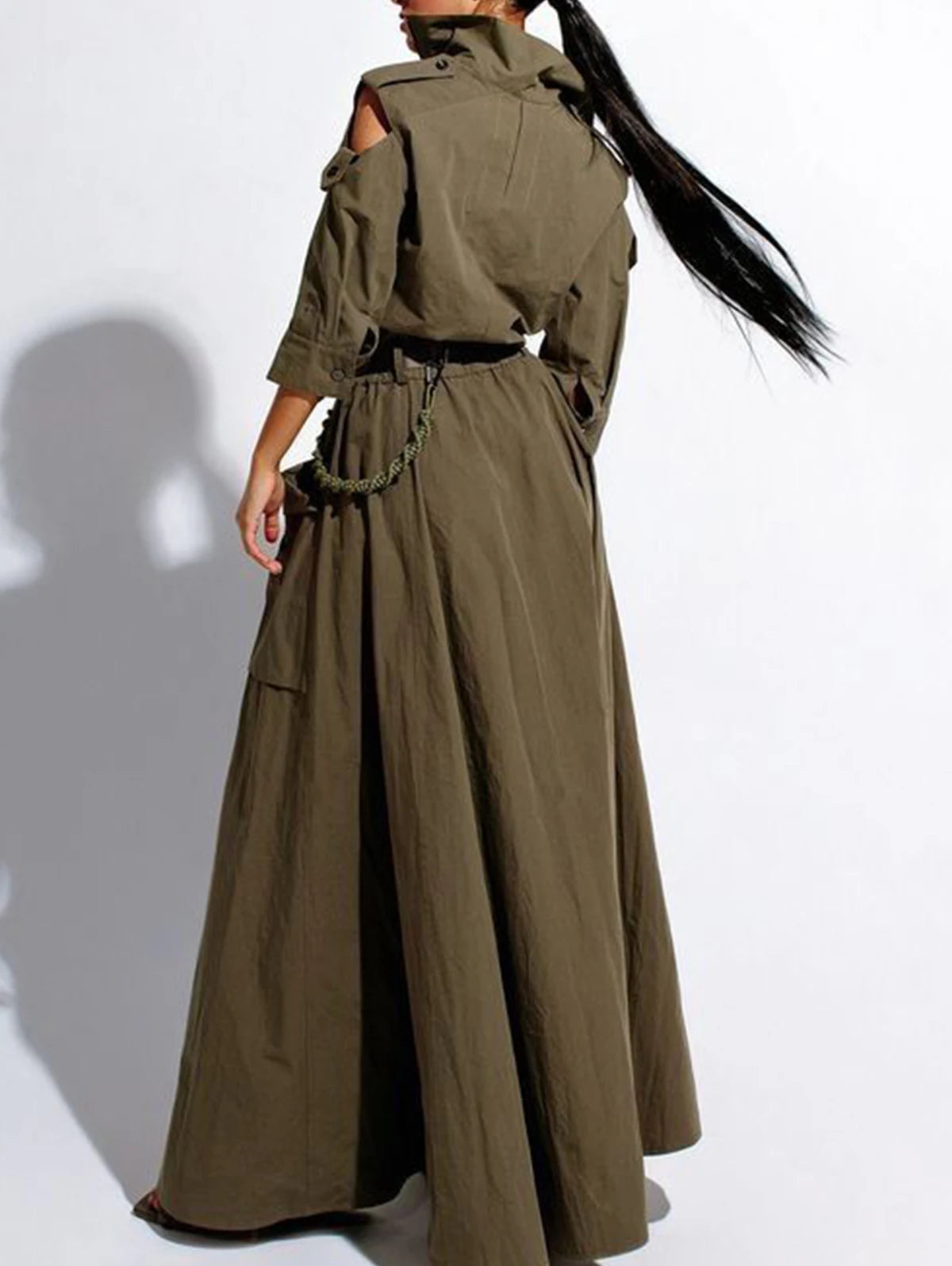 Elegant Ankle-Length A-Line Dress for Women - Streetwear Spring/Summer Collection