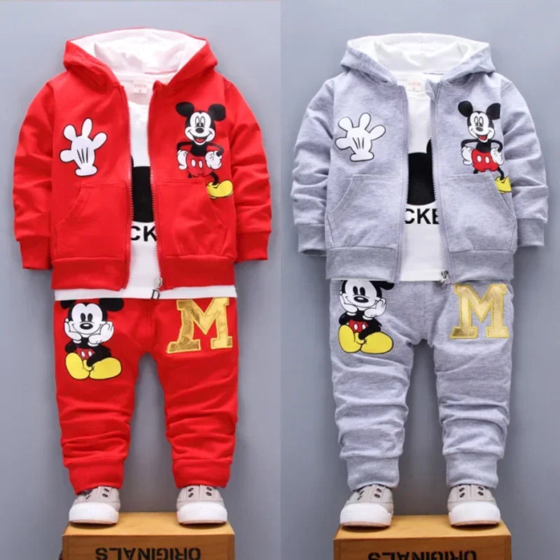 Disney Unisex Baby and Toddler Mickey Mouse Clothing Set – Perfect for Autumn & Spring (Ages 0-6Y)