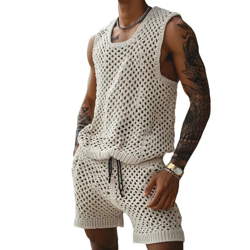 Benefit Mankind Men’s Casual Sleeveless Polyester Summer Tank Top