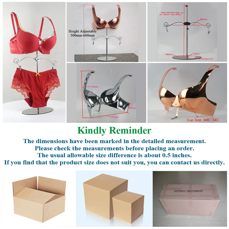 3D Display Rack for Bras, Bikinis & Swimsuits – Compact & Stylish