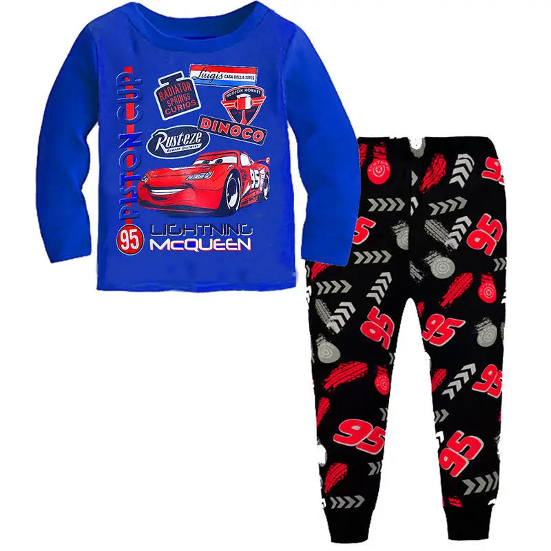 Disney Unisex Cartoon Print Cotton Pajamas for Kids (Ages 4-6Y)