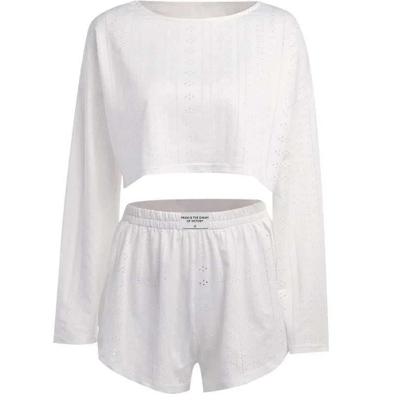 CYSAYS Women’s Casual Pullover Top with Hollow Out Details & Flare Sleeves – Summer 2024 Collection