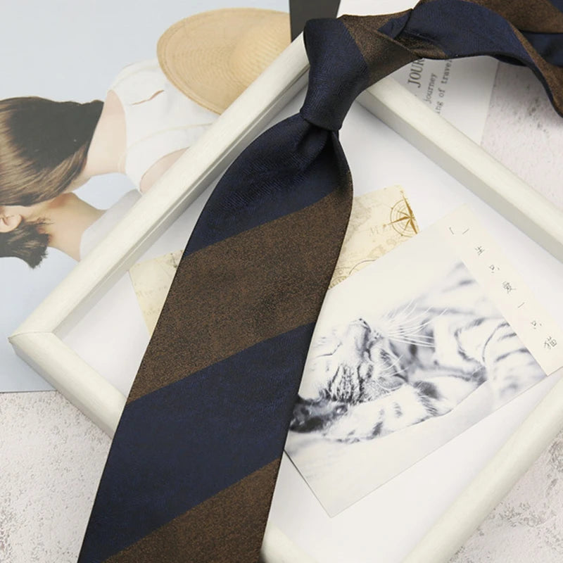 Title: Striped Polyester Neck Tie
