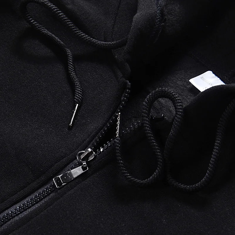 Women's Fleece Zip-Up Hoodie Sweatshirt - Sporty Style, Loose Fit, Autumn/Winter