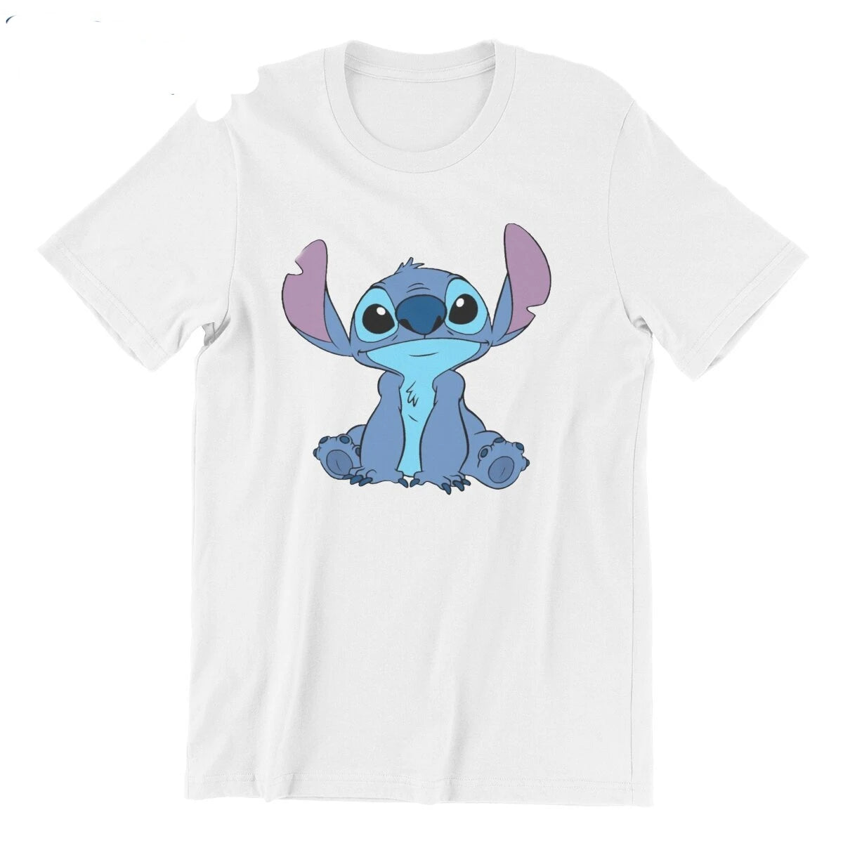 Disney Casual O-Neck Cotton Print Tee – Comfortable and Stylish for All Seasons