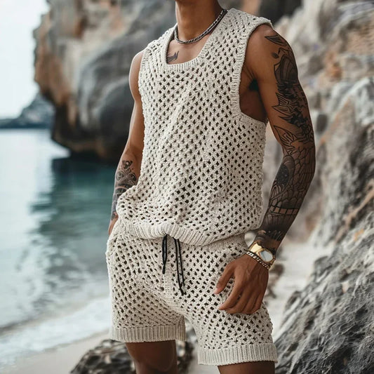 Benefit Mankind Men’s Casual Sleeveless Polyester Summer Tank Top