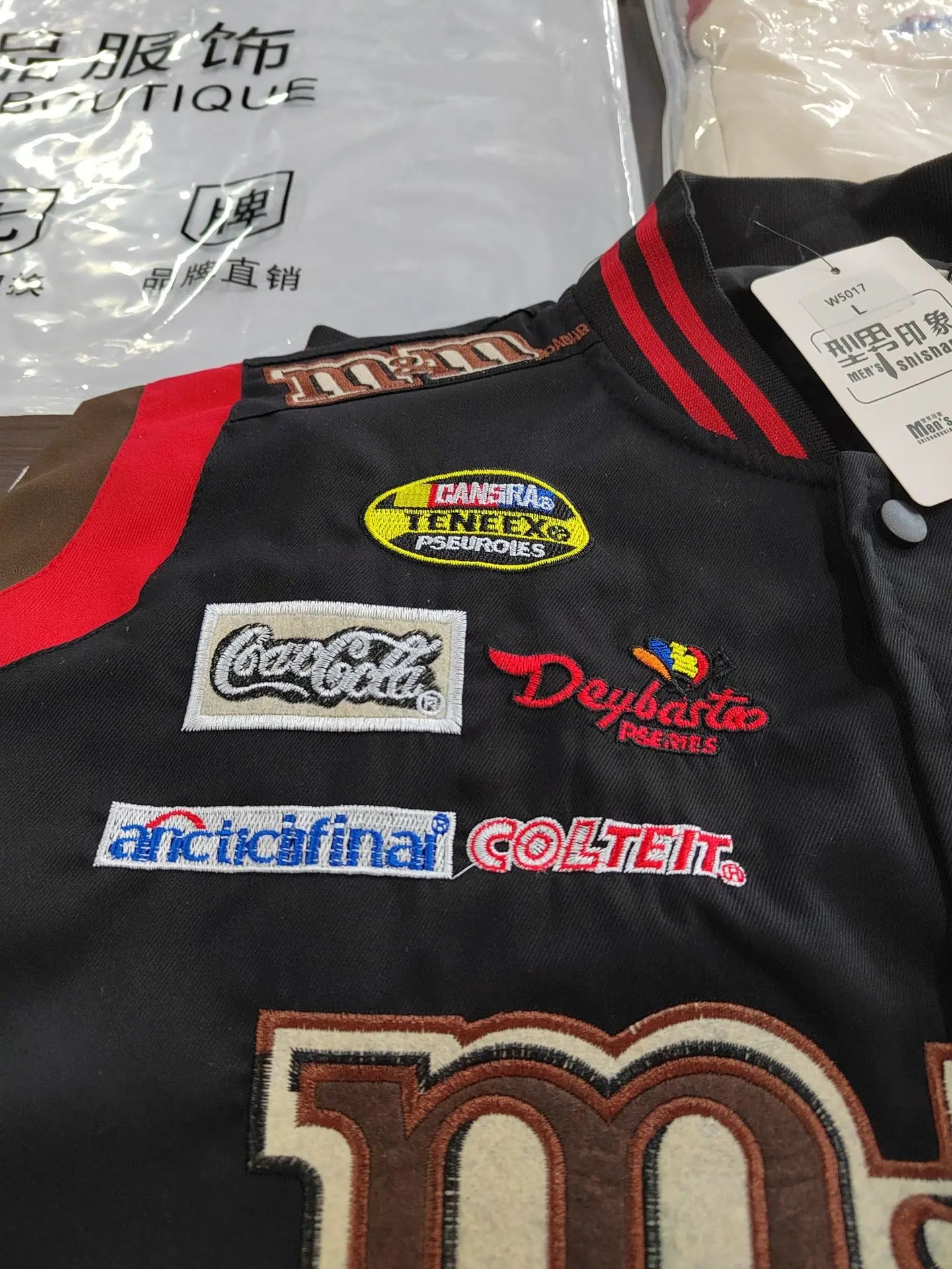 NoEnName_Null Women's Streetwear High Waist Letter Embroidery Jacket – Autumn/Winter 2023