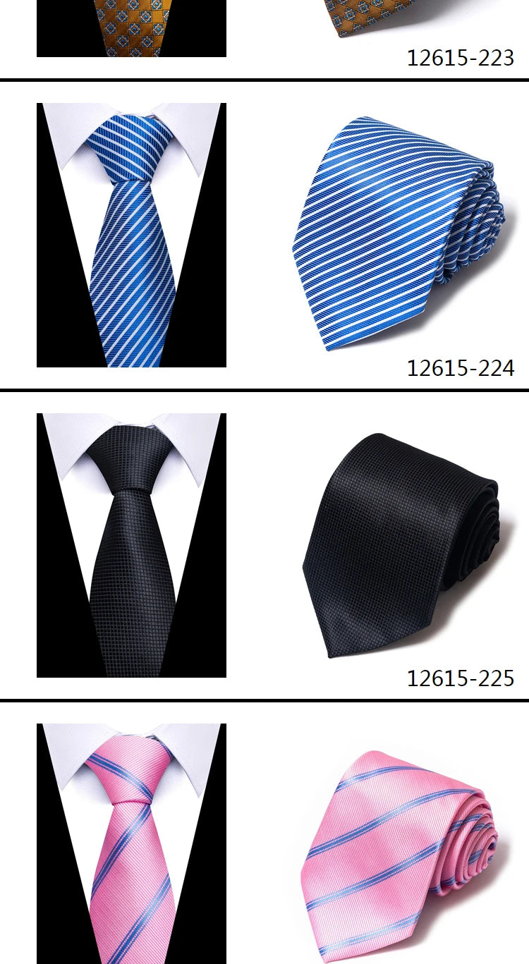Dark Blue wedding Neck silk Tie 