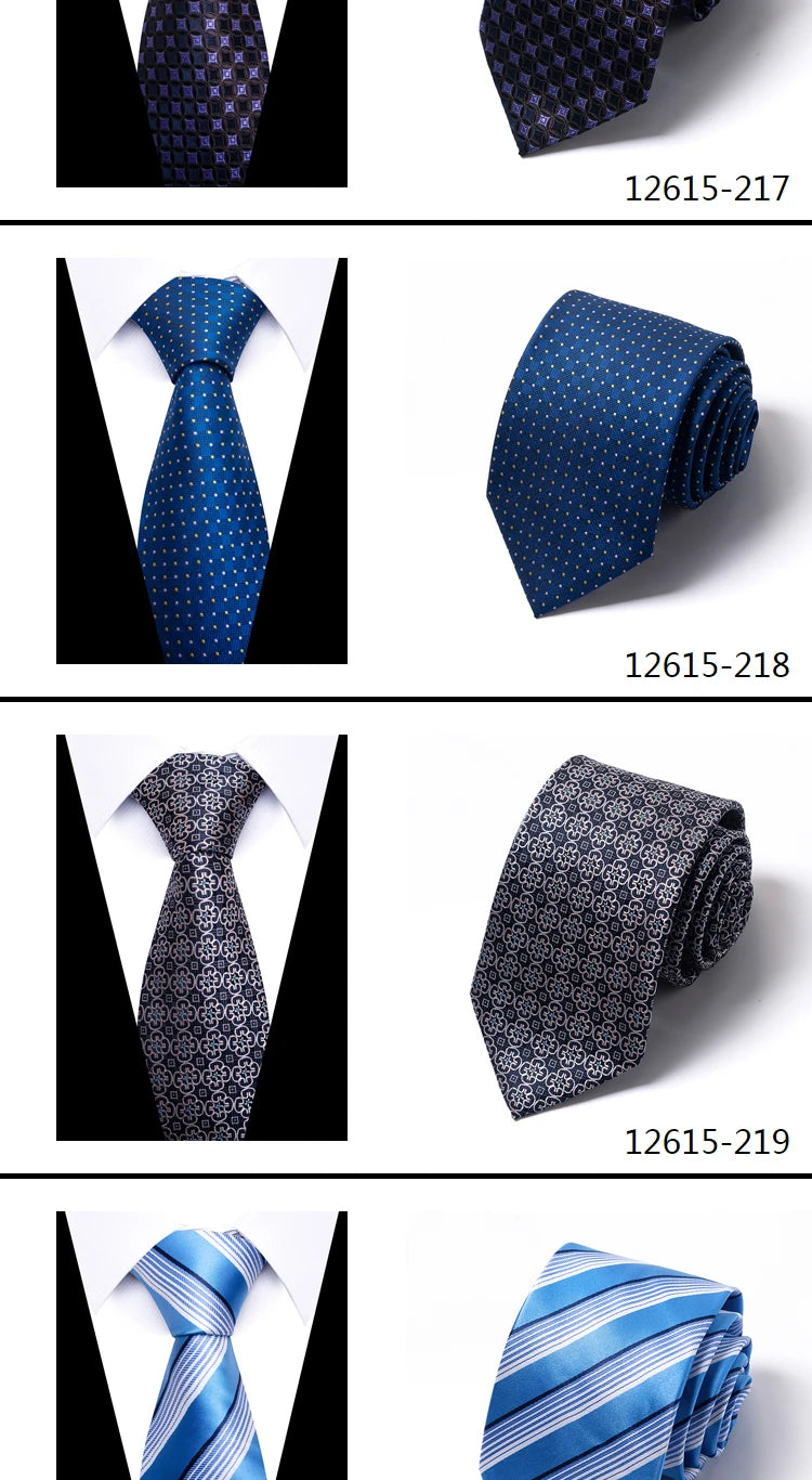Dark Blue wedding Neck silk Tie 
