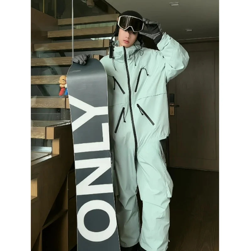 Gsou Snow Waterproof and Warm Adult Ski Jacket - High Breathability, -30°C Protection, Available in Multiple Sizes