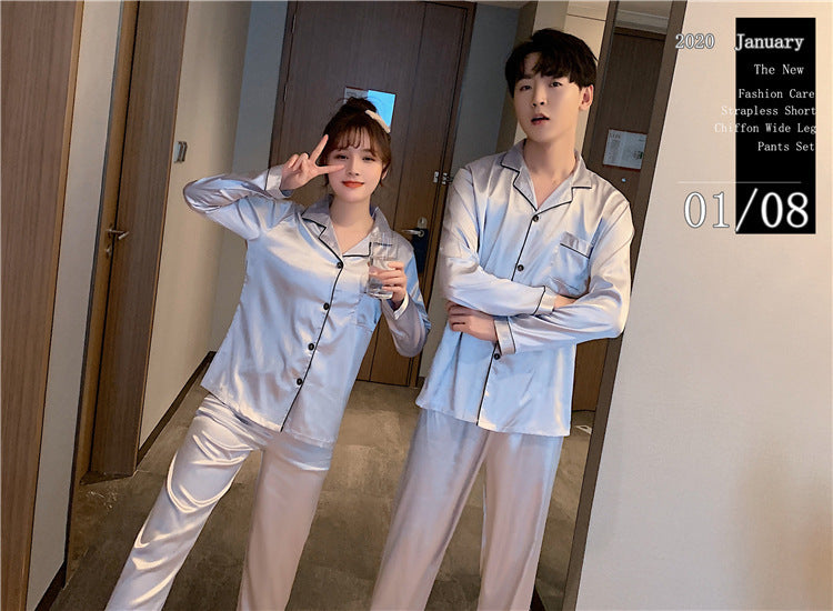 Song of Silk Women's Satin Pajama Set - Full-Length Solid Silk Sleepwear