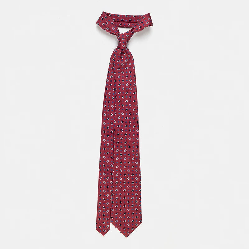 ZOMETG Floral Silk Neck Tie for Men