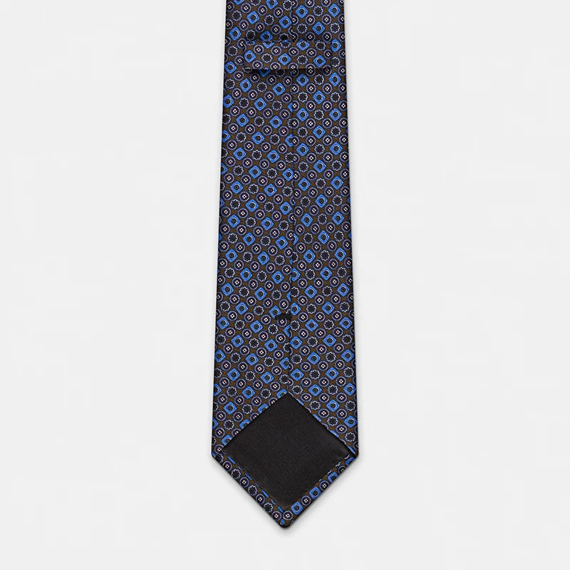 ZOMETG Floral Silk Neck Tie for Men