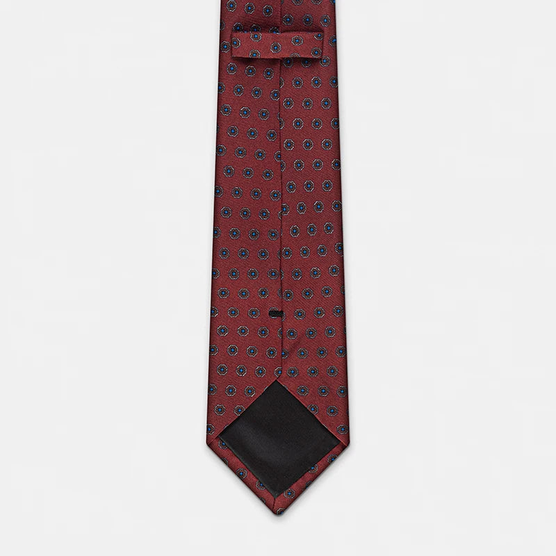 ZOMETG Floral Silk Neck Tie for Men