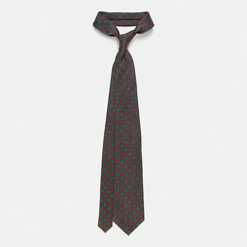 ZOMETG Floral Silk Neck Tie for Men