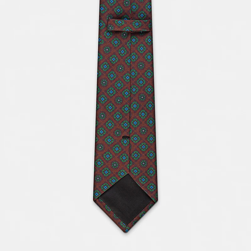 ZOMETG Floral Silk Neck Tie for Men