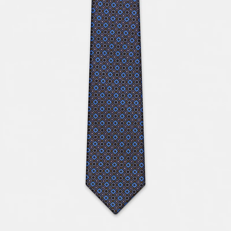 ZOMETG Floral Silk Neck Tie for Men