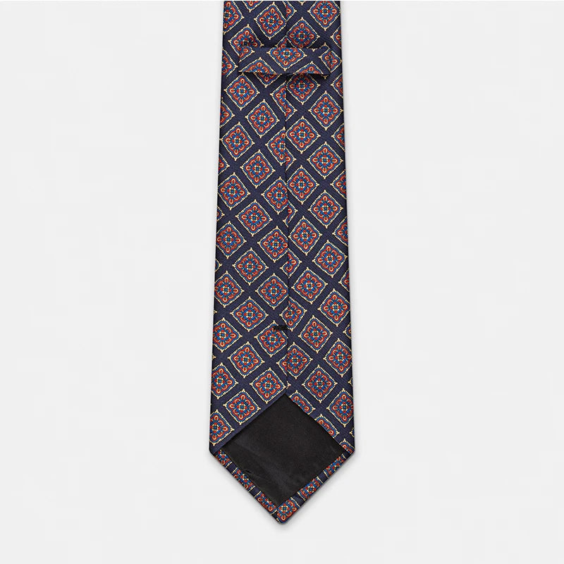 ZOMETG Floral Silk Neck Tie for Men