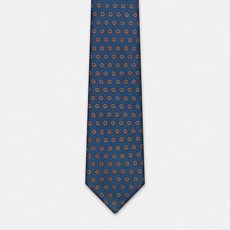 ZOMETG Floral Silk Neck Tie for Men