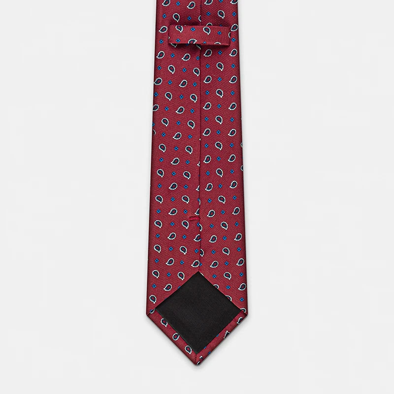 ZOMETG Floral Silk Neck Tie for Men