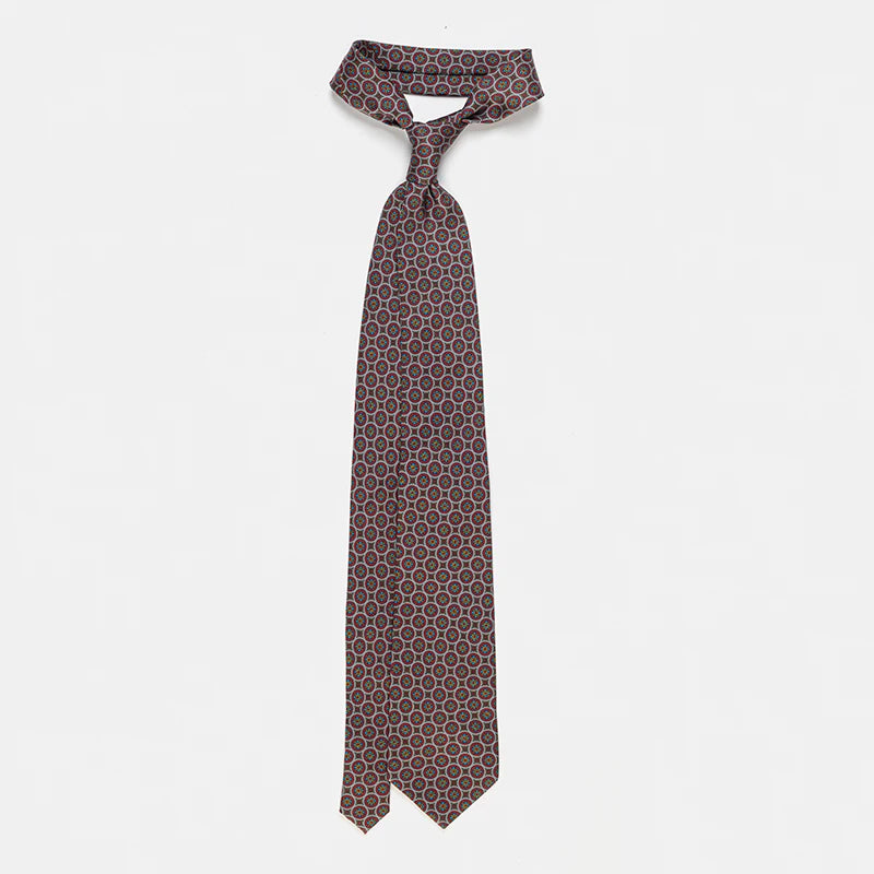 ZOMETG Floral Silk Neck Tie for Men