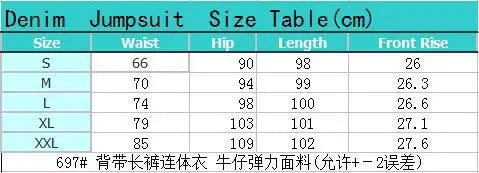 Women jeans  Retro Denim Bib Overalls Jumpsuits and Rompers Ladies Ripped Hole Casual Jeans.