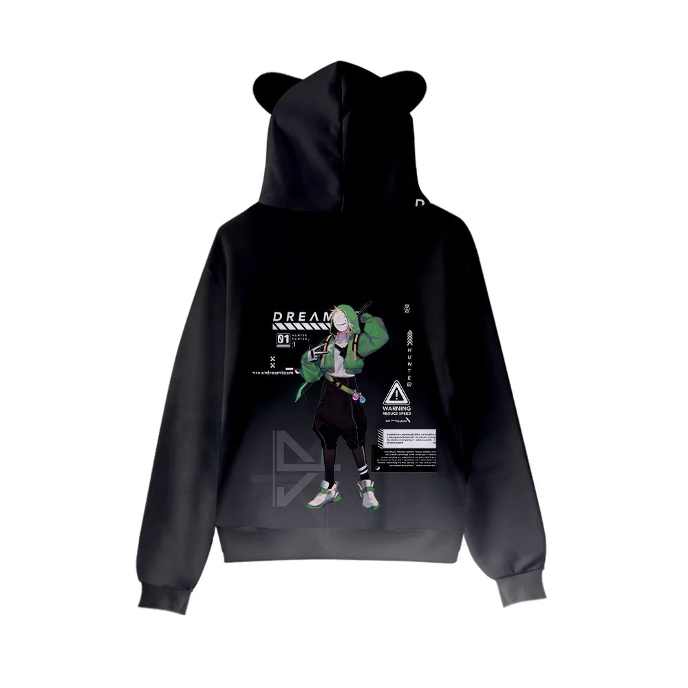 Men’s Casual Cartoon Hooded Hoodie – Spring and Autumn by NoEnName_Null