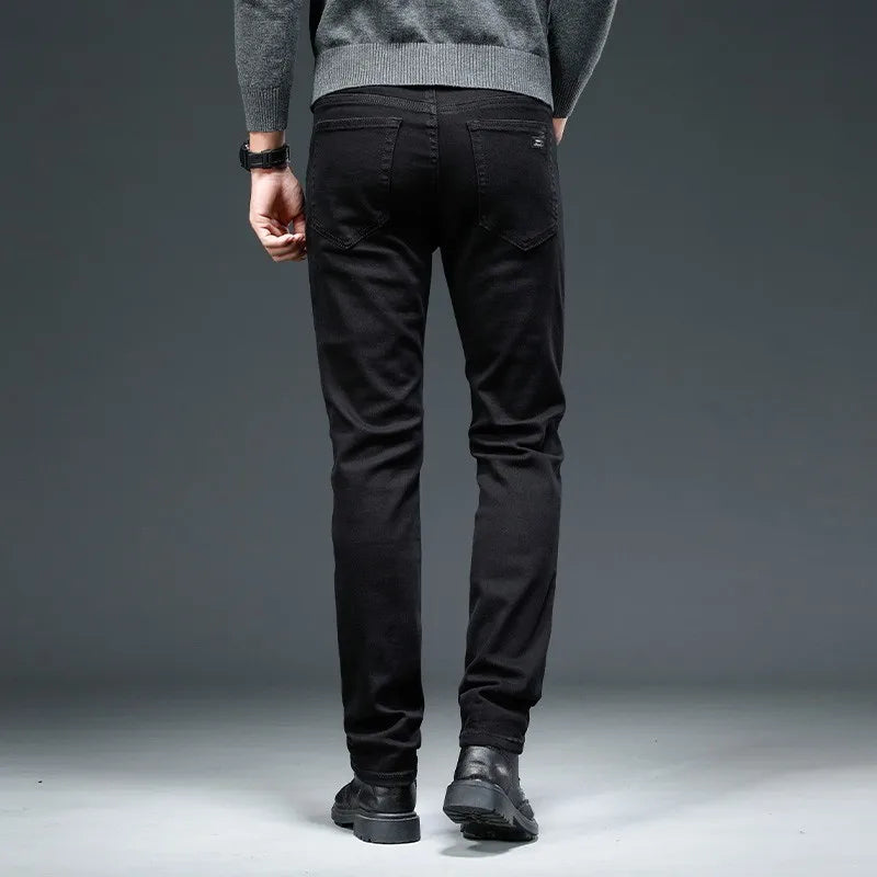 Men’s Casual Straight-Leg Denim Jeans