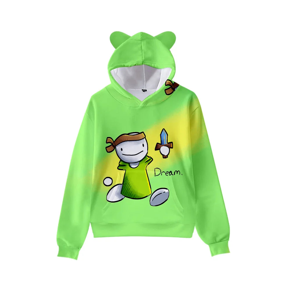 Men’s Casual Cartoon Hooded Hoodie – Spring and Autumn by NoEnName_Null