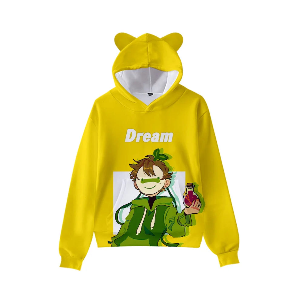 Men’s Casual Cartoon Hooded Hoodie – Spring and Autumn by NoEnName_Null