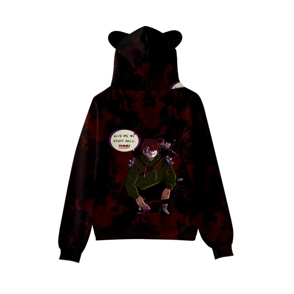 Men’s Casual Cartoon Hooded Hoodie – Spring and Autumn by NoEnName_Null