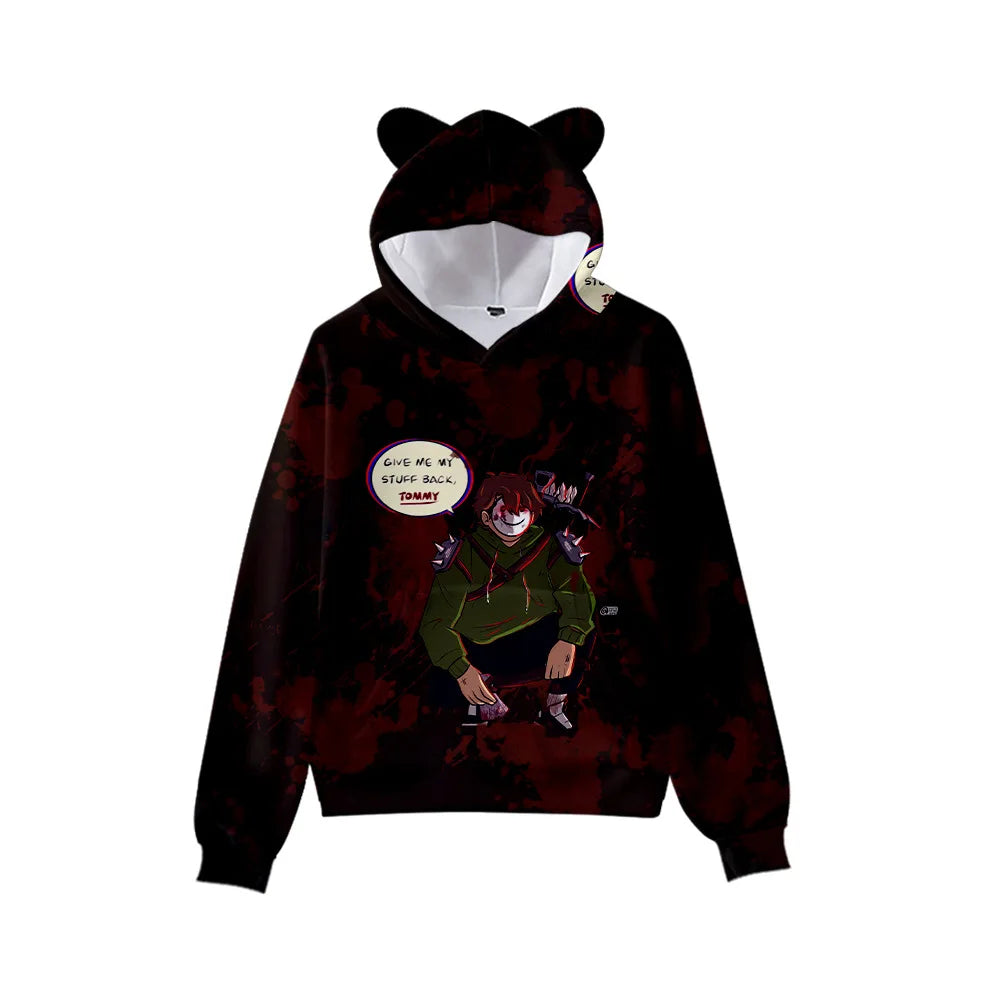 Men’s Casual Cartoon Hooded Hoodie – Spring and Autumn by NoEnName_Null